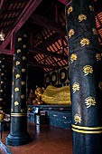 Chiang Mai - The Wat Chedi Luang, secondary vihan with the reclining Buddha. 